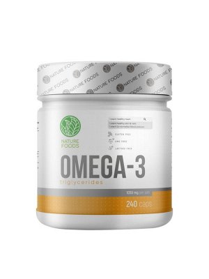 Омега 3 Nature Foods Omega 3 - 240 капсул