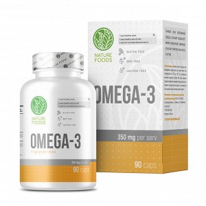 Омега 3 Nature Foods Omega 3 - 90 капсул
