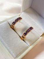 Серьги &quot;Грация аметиста&quot; (Б2)
