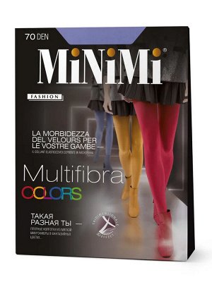 MINIMI MULTIFIBRA COLORS 70 колготки женские из мягкой микрофибры сиреневый (голубой)