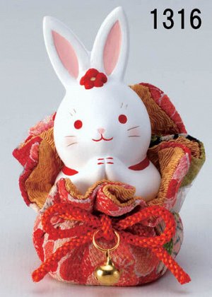 MATSUMOTO - кролик в интересной креповой сумочке