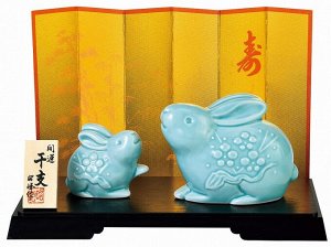MATSUMOTO - кролики из голубой глазури