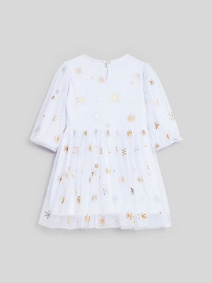 Acoola Платье детское для девочек Gloxinia белый