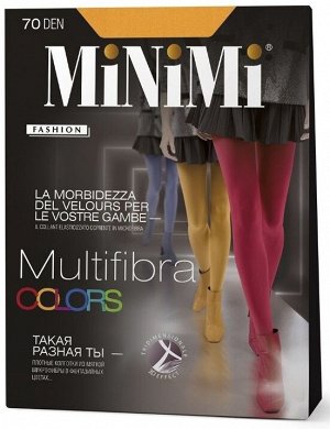 MINIMI MULTIFIBRA COLORS 70 колготки женские из мягкой микрофибры в фантазийных цветах
