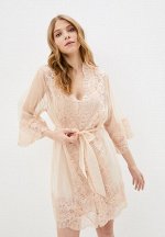 Халат домашний жен. (006064) бежевый