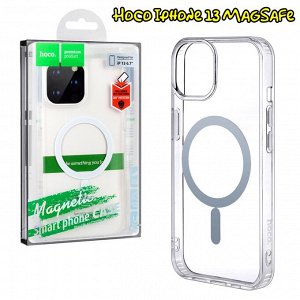 Чехол Hoco силиконовый прозрачный для iPhone 13 MagSafe