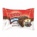 Бисквитное пирожное Elvan TODAY Aloha Chocolate / Тудей Алоха c шоколадом и маршмеллоу 45 гр
