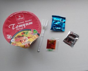Пшеничная лапша в стакане со вкусом том ям по-восточному 60 гр