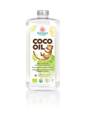Кокосовое масло 100% первого холодного отжима (extra virgin) Nai Harn (бутылка/ПЭТ)