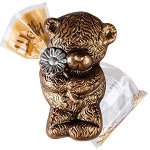 Фигурный шоколад &#039;Медвежонок с цветком&#039; 40-45 г