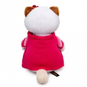 Мягкая игрушка «Ли-Ли в вязаном платье с сердцем», 24 см