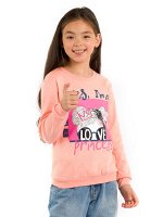 Футболка для девочек Baby Style МД 123 Д с длинными рукавами. 100&quot;%Хлопок(интерлок). пр. Узбекистан.