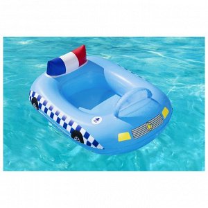 Лодочка надувная Funspeakers Police Car Baby Boat, 97 x 74 см, со встроенным динамиком, 34153