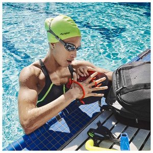 Шапочка для плавания взрослая ONLYTOP Swim, резиновая, обхват 54-60 см, цвета микс