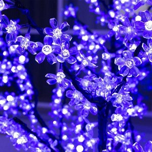 Luazon Lighting Светодиодное дерево «Сакура» 1.8 м, 768 LED, постоянное свечение, 220 В, свечение мульти (RGB)