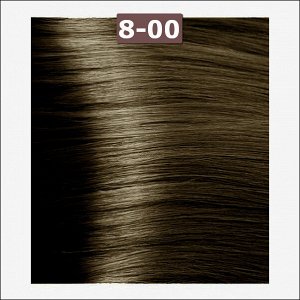 Kapous, NA 8.00 Светлый блондин интенсивный крем-краска для волос с кератином Non Ammonia, 100мл. ар