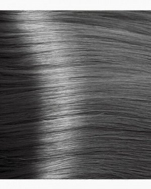 Kapous, NA 6.011 Темный блондин прозрачный пепельный крем-краска для волос с кератином Non Ammonia,