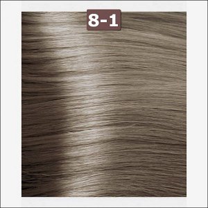 Kapous, NA 8.1 Светлый блондин пепельный крем-краска для волос с кератином Non Ammonia, 100мл. арт.