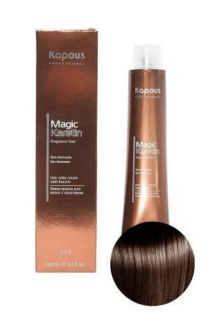 Kapous, NA 7.8 Блондин карамель крем-краска для волос с кератином Non Ammonia, 100мл. арт. 796