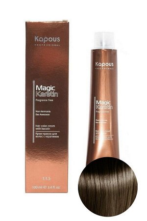 Kapous, NA 7.23 Блондин бежевый перламутровый крем-краска для волос с кератином Non Ammonia, 100мл.