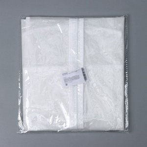 Чехол для одежды, 80x60 см, PEVA, цвет белый