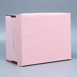 Складная коробка «Розовая», 31,2 х 25,6 х 16,1 см