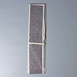 Органайзер для белья с прозрачной крышкой Доляна «Тео», 13 ячеек, 32x23x12 см, цвет серый