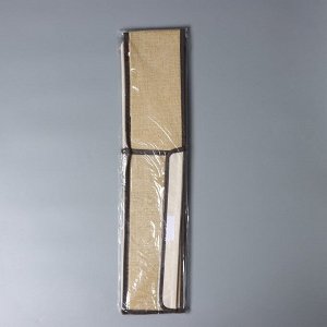 Органайзер для белья с прозрачной крышкой Доляна «Тео», 24 ячейки, 32x23x12 см, цвет бежево-коричневый