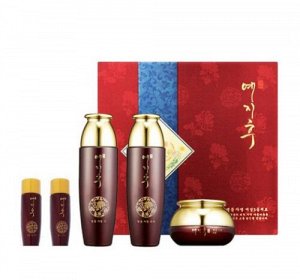 Yezihu Набор по уходу за кожей с красным женьшенем Jamueng Gold Red Ginseng Skin Care 3 Set