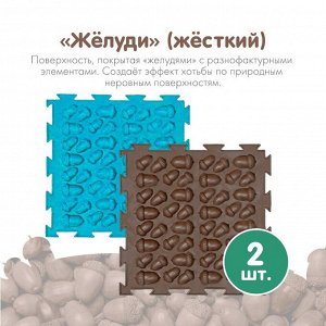 Модульный массажный коврик ОРТОДОН, набор №8 «Лесная тропинка», 8 шт.