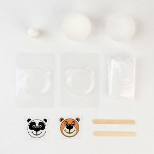 Мыло-картинка «Панда и медведь»