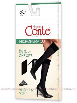 CONTE, MICROFIBRA 50 knee-highs (new)