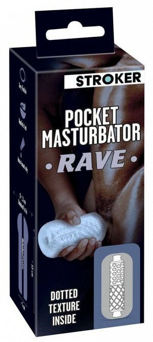 Прозрачный мастурбатор Pocket Masturbator Rave