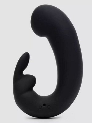 Черный мини-вибратор "кролик" Sensation Rechargeable G-Spot Rabbit Vibrator - 11,4 см.