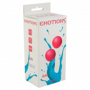 Ярко-розовые вагинальные шарики без сцепки Emotions Lexy Large