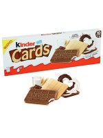 Kinder Cards 128g - Вафельки Киндер с шоколадно-сливочной начинкой. 5 шт