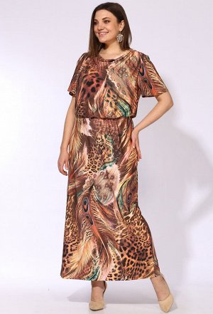 Платье Anastasia Mak 507 коричневый