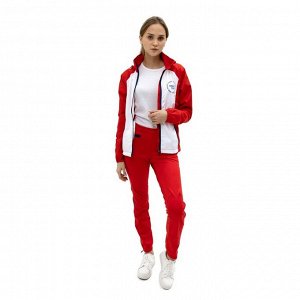 Брюки спортивные ONLYTOP unisex, цвет красный