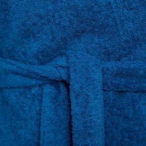 Халат махровый мужской «Глава семьи», цвет синий