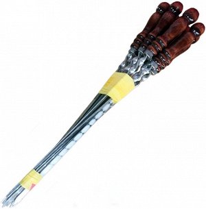 Шампур 400 мм деревянная ручка