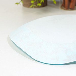 Тарелка обеденная «Корнелия», 26x26 см, цвет голубой