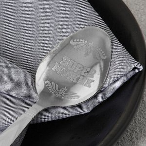 Ложка чайная с гравировкой «Super мужик», на подарочной открытке, 3x14 см
