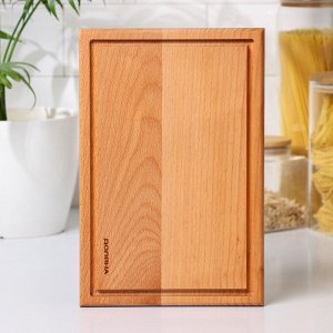 Доска разделочная Доляна «БУковский», 30*20*2 см, для стейка, бук