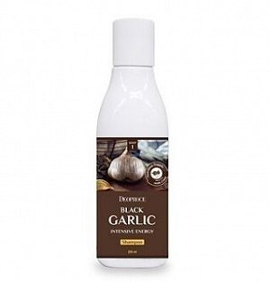 Deoproce Шампунь для волос с экстрактом черного чеснока Shampoo Black Garlic Intensive Energy Step 1, 200 мл
