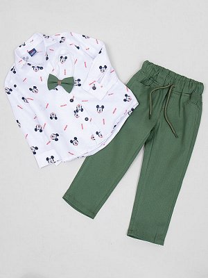 Комплект для мальчика: рубашка, брюки и бабочка