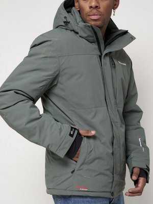 Горнолыжная куртка мужская серого цвета 88820Sr