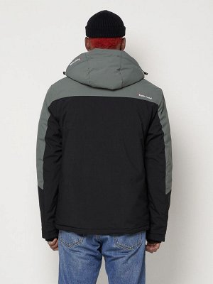 Горнолыжная куртка мужская серого цвета 88819Sr