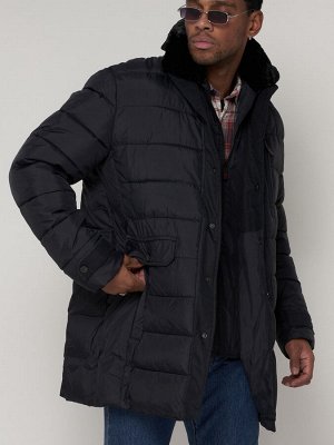 MTFORCE Куртка зимняя мужская классическая темно-синего цвета 92962TS