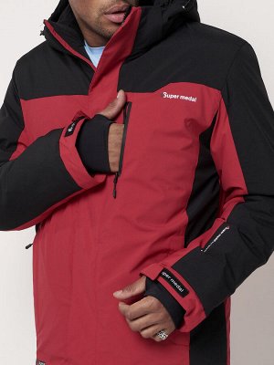 MTFORCE Горнолыжная куртка мужская big size красного цвета 88816Kr