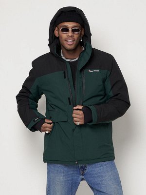 MTFORCE Горнолыжная куртка мужская темно-зеленого цвета 88814TZ
